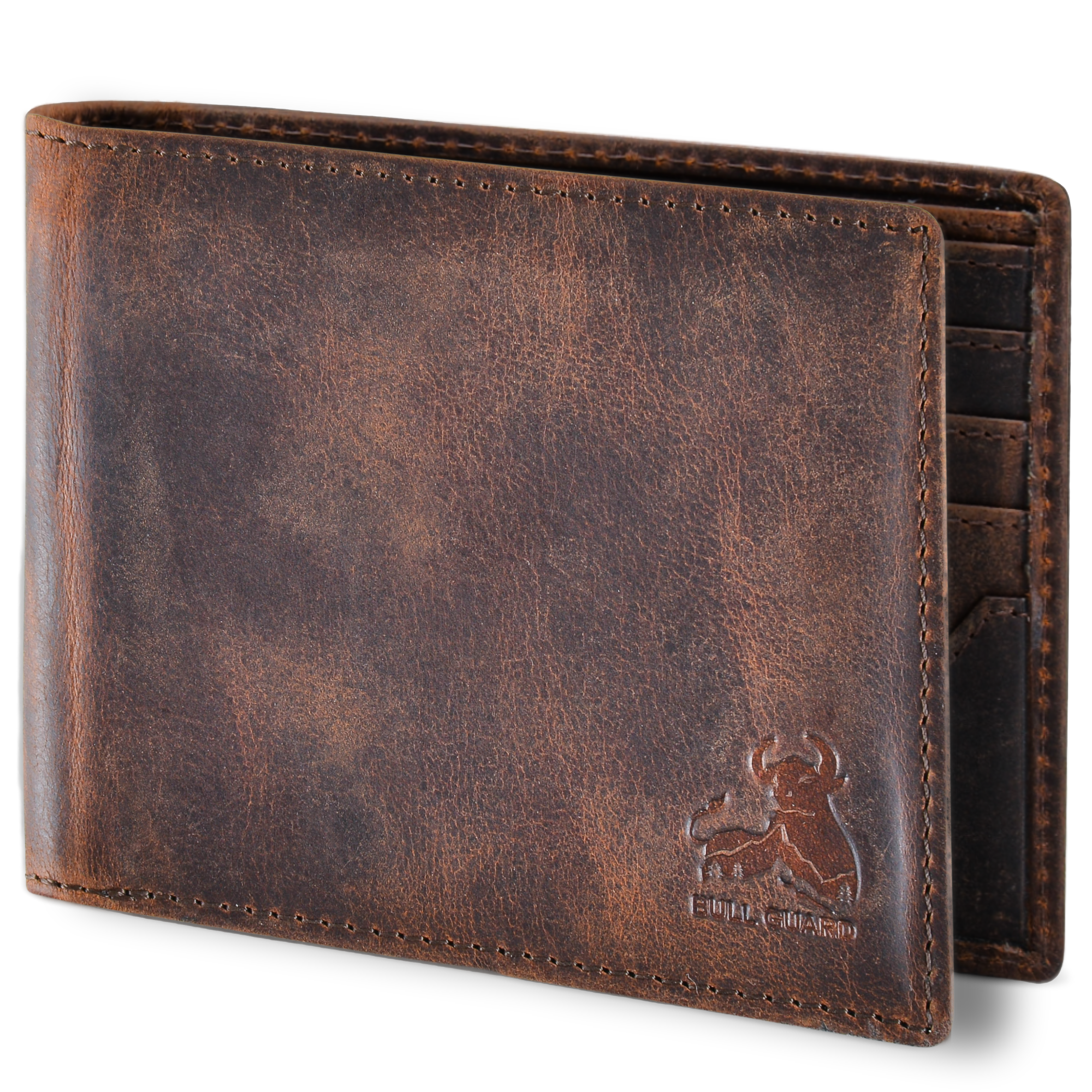 2 ID Leather Wallet – Bull Guard