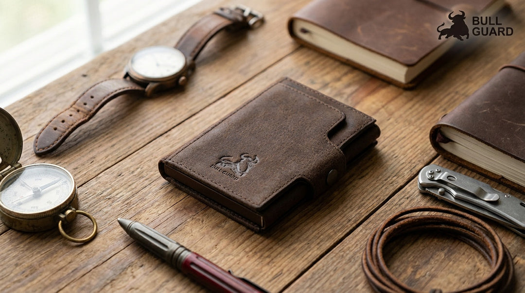 best trifold RFID blocking front pocket wallet for men durable modern design for active men sports work