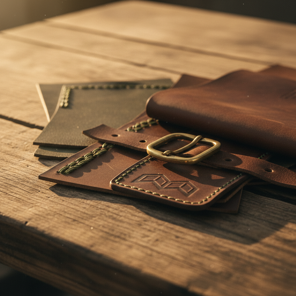 classic trifold leather wallet style