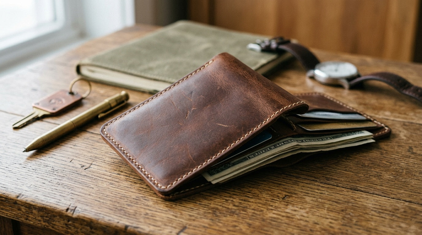 leather and canvas