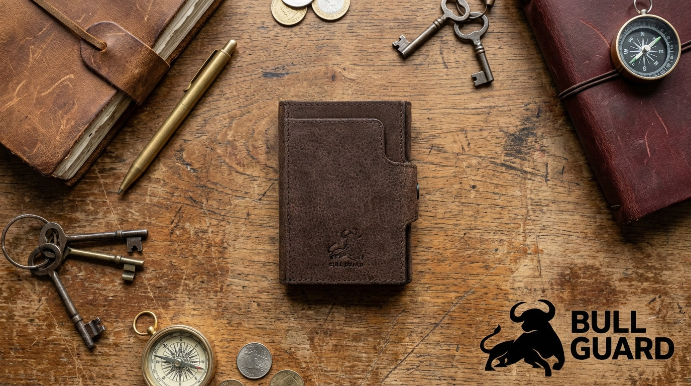 trifold RFID blocking front pocket wallet for men durable modern design with billfold compartment