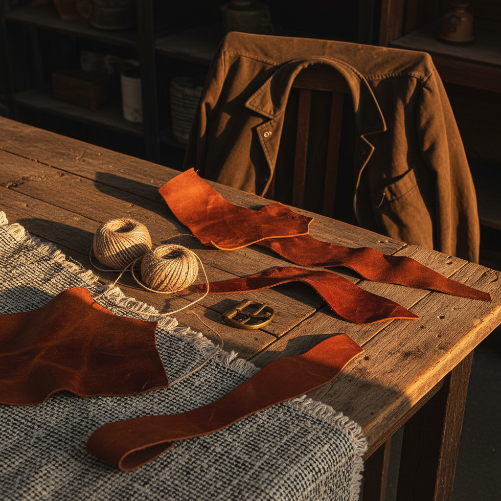 cognac colour leather