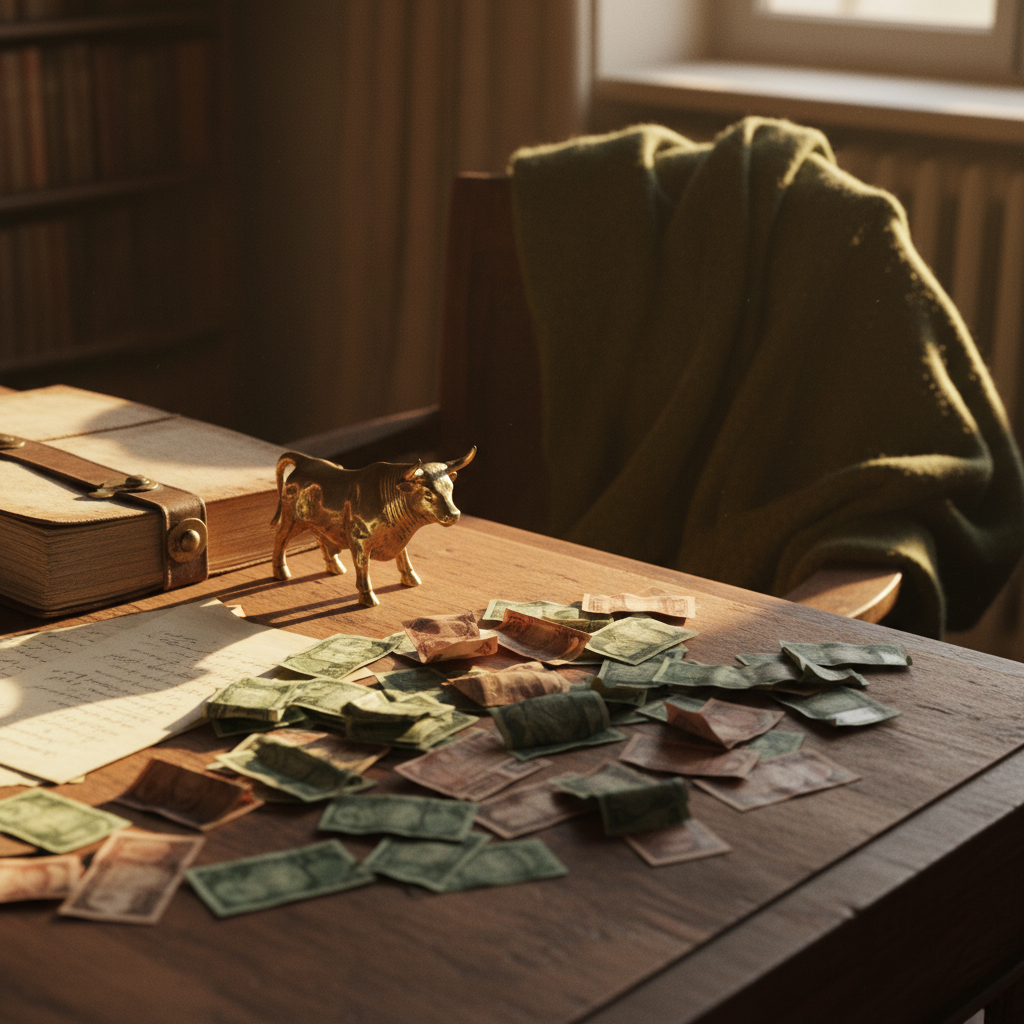 wallet made of money