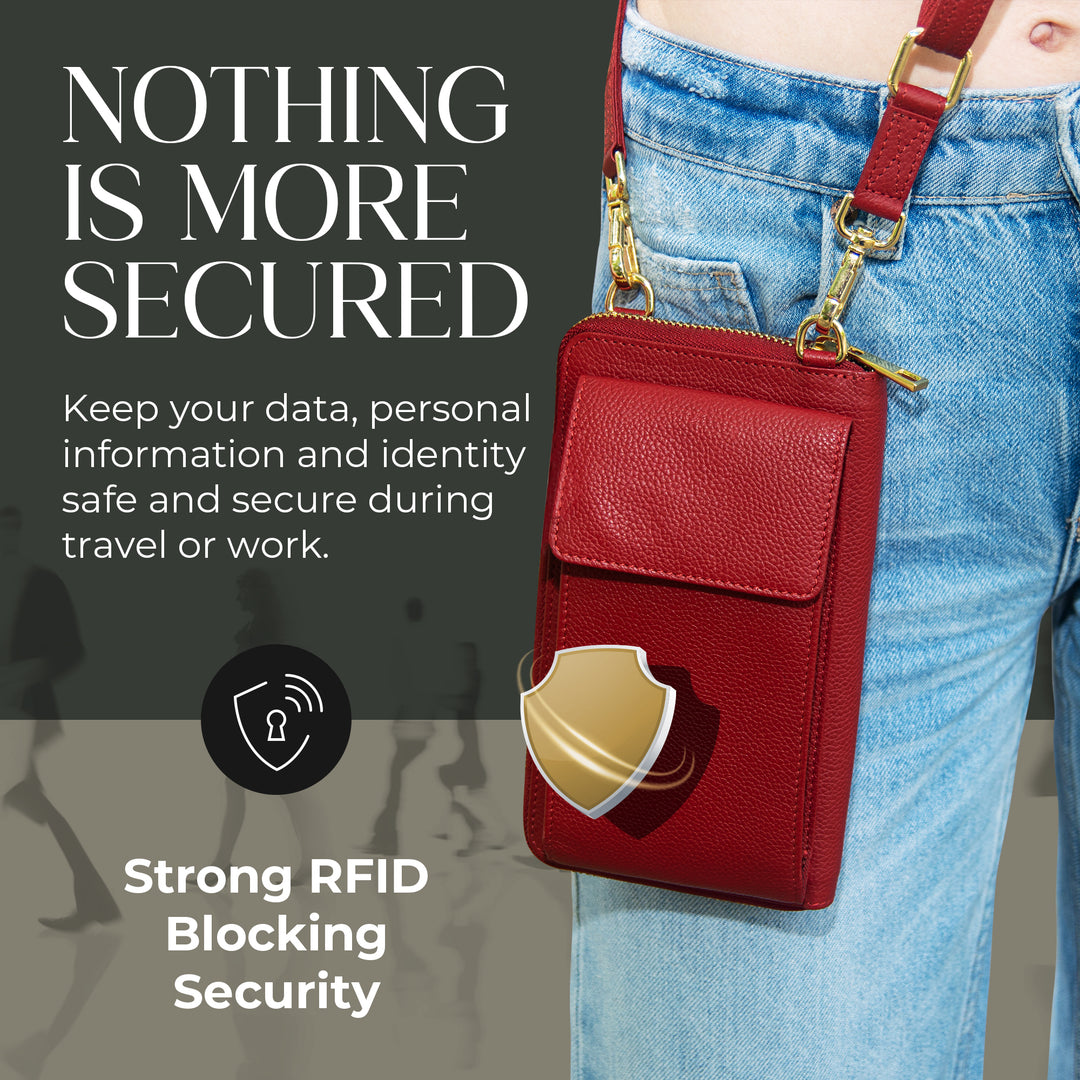 Crossbody Purse Wallet for Women | RFID, Anti-Theft & Gift-Ready Bull Guard Crossbody Purse Wallet for Women | RFID, Anti-Theft & Gift-Ready Bull Guard