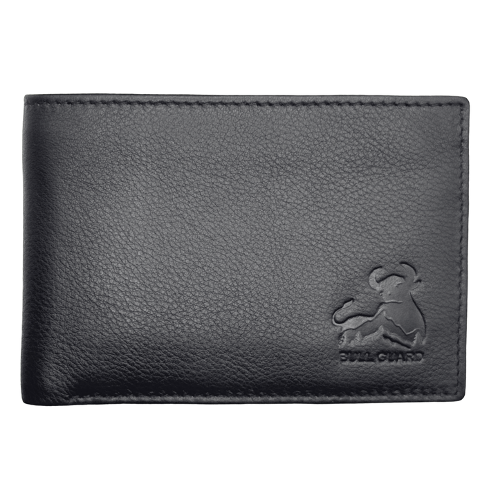 Expedition Series: Bifold Leather Wallet for Men RFID Flip-Up ID - midnight expedition nappa