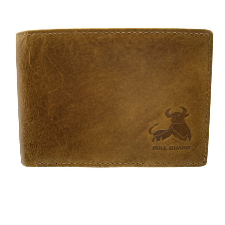 Expedition Series: Bifold Leather Wallet for Men RFID Flip-Up ID - legacy outback tan