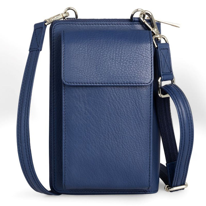 XtraRoom Crossbody Wallet Purse in Sapphire Blue Sunset Refresher