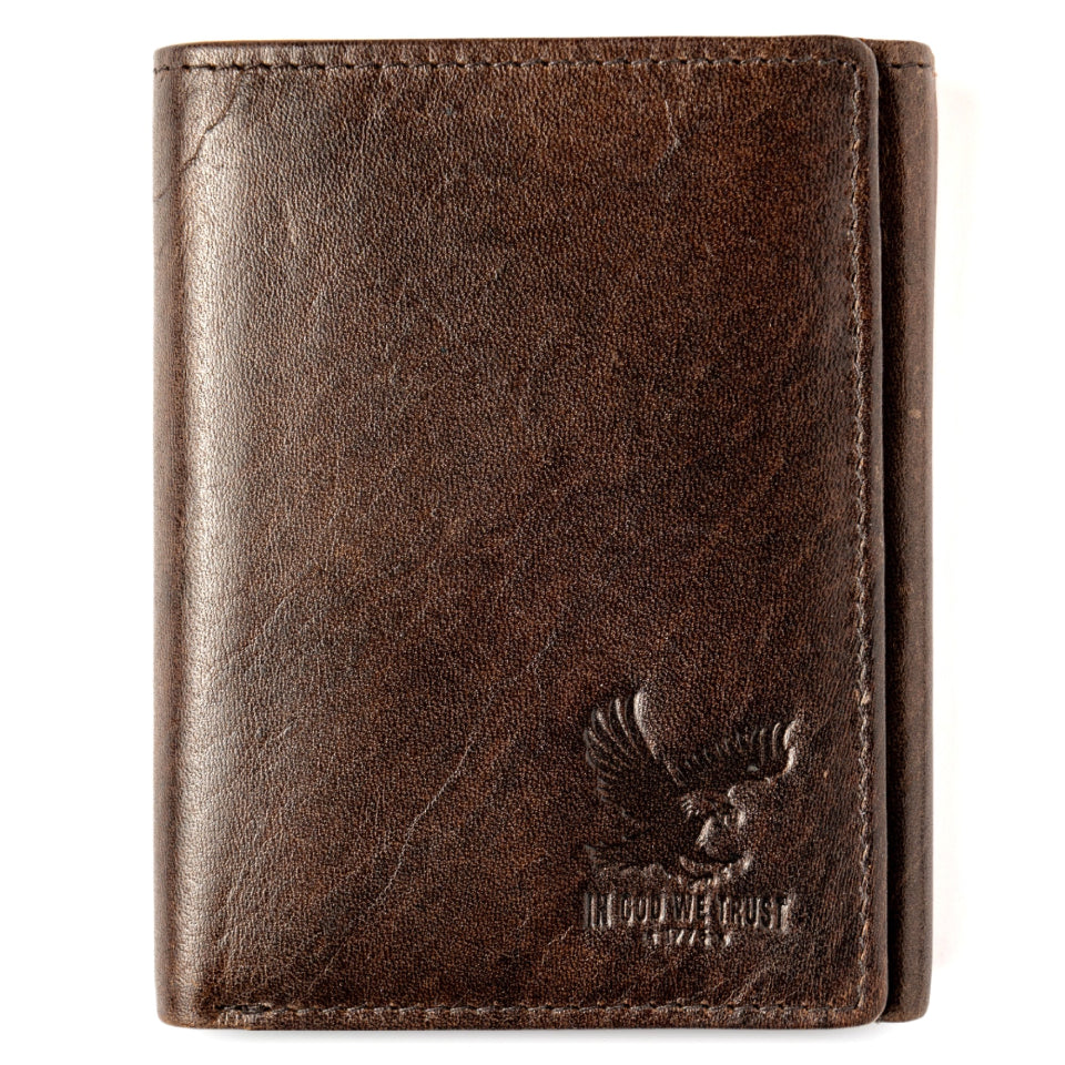 Trifold Freedom Wallet for Men with Air Tag – Bull Guard