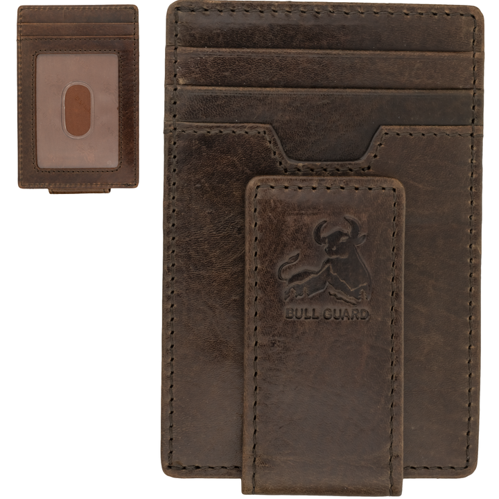 card sleeve with money clip Magnetic Money Clip Card Case with ID – Bull Guard