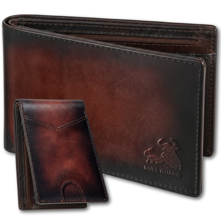 Bifold Slim with or without Airtag - heritage burgundy no airtag