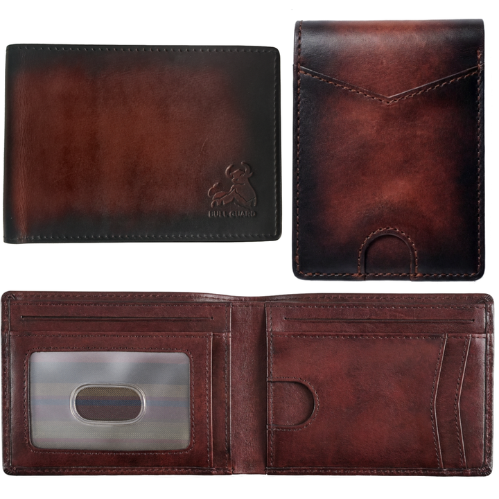 Bifold Slim with or without Airtag - heritage burgundy no airtag